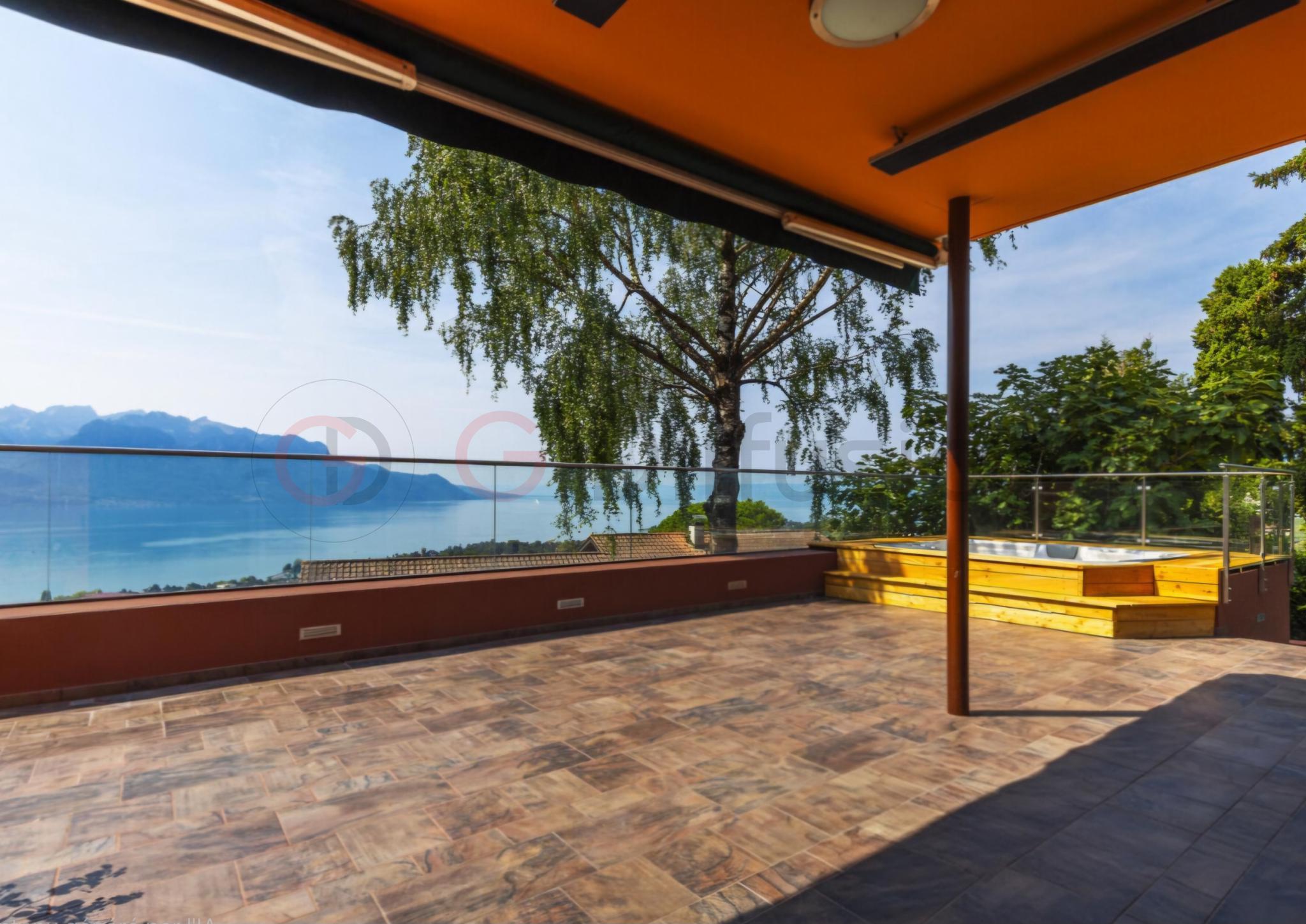 Villa d’exception à Chernex – Vue lac Léman