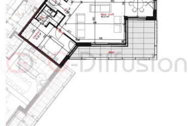 Magnifique appartement de 115 m2 sur plan à Lausanne