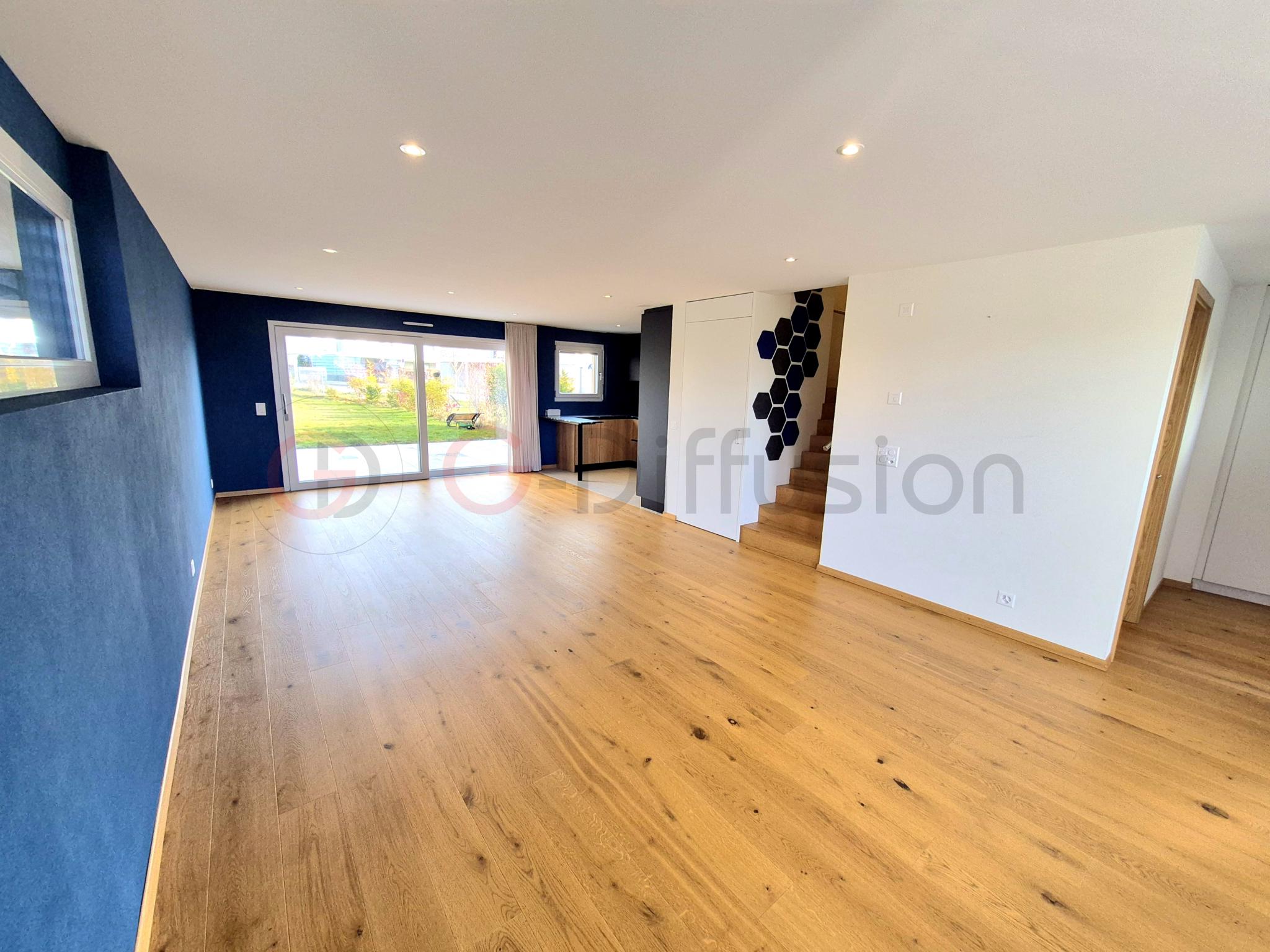 Joli triplex Minergie de 5.5 pièces avec jardin à Épalinges