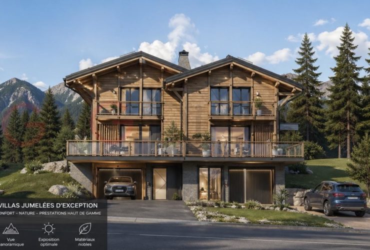 Villas jumelées haut standing à vendre à Gryon