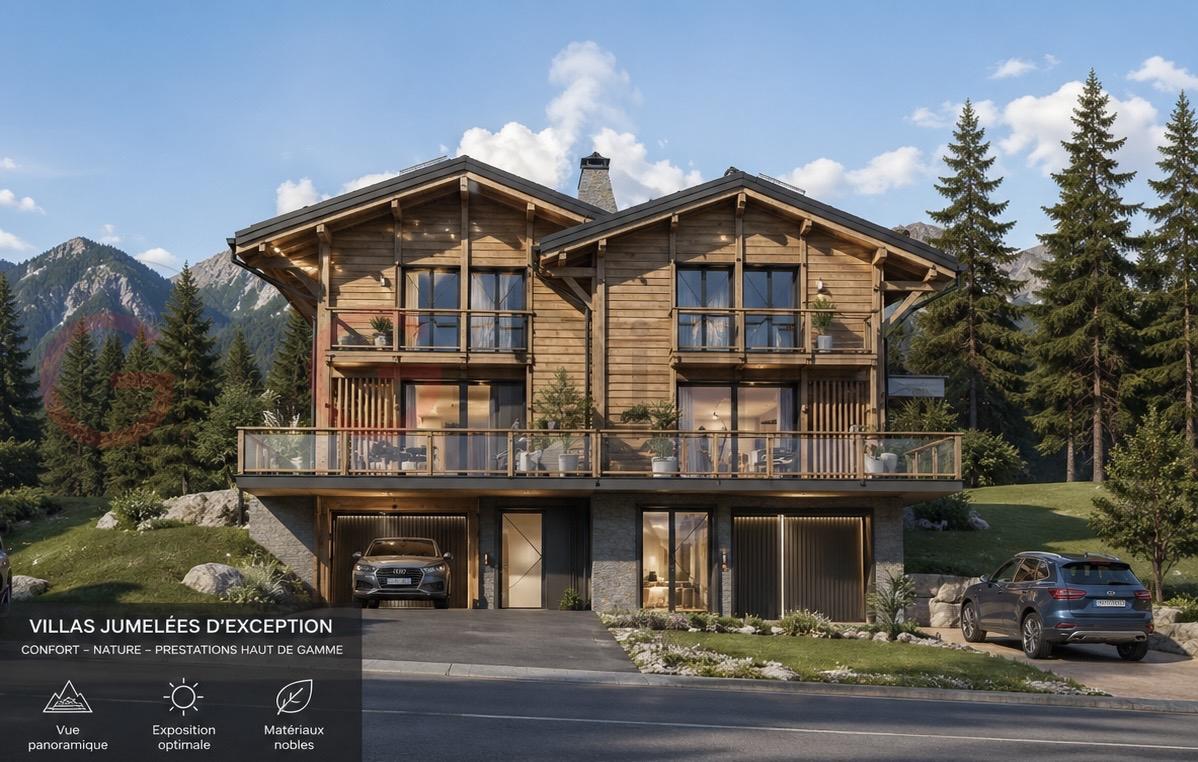 Villas jumelées haut standing à vendre à Gryon