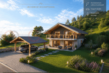 À vendre – Promotion : superbe villa neuve aux Posses-sur-Bex, à quelques minutes de Gryon