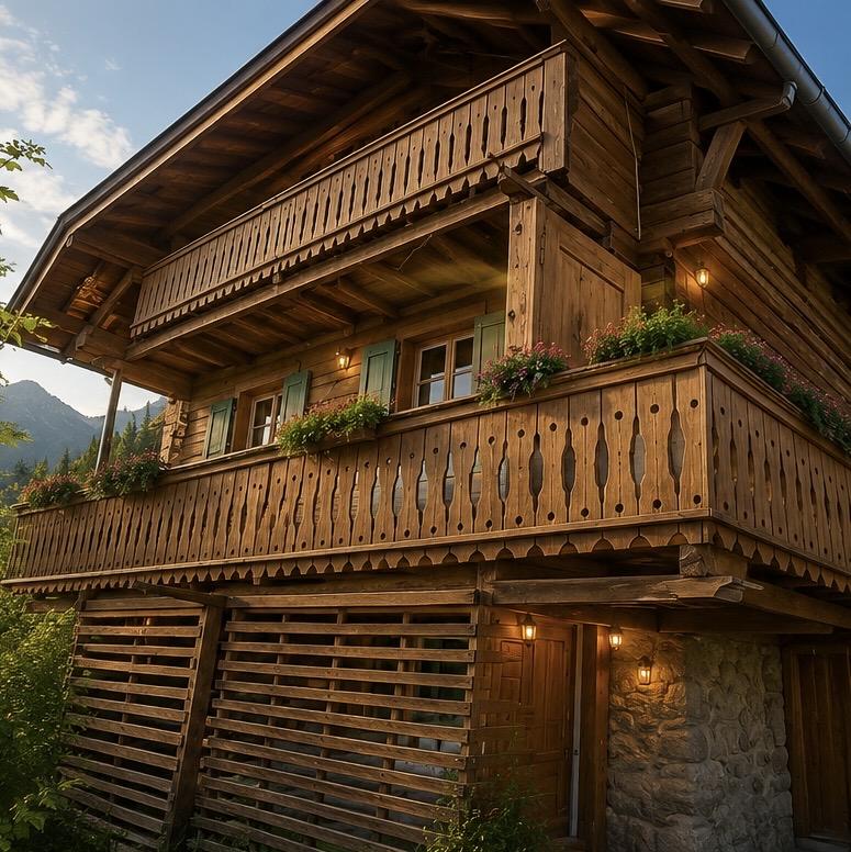 Chalet 2.5 pièces entièrement rénové avec jardin – Vue panoramique – Troistorrents