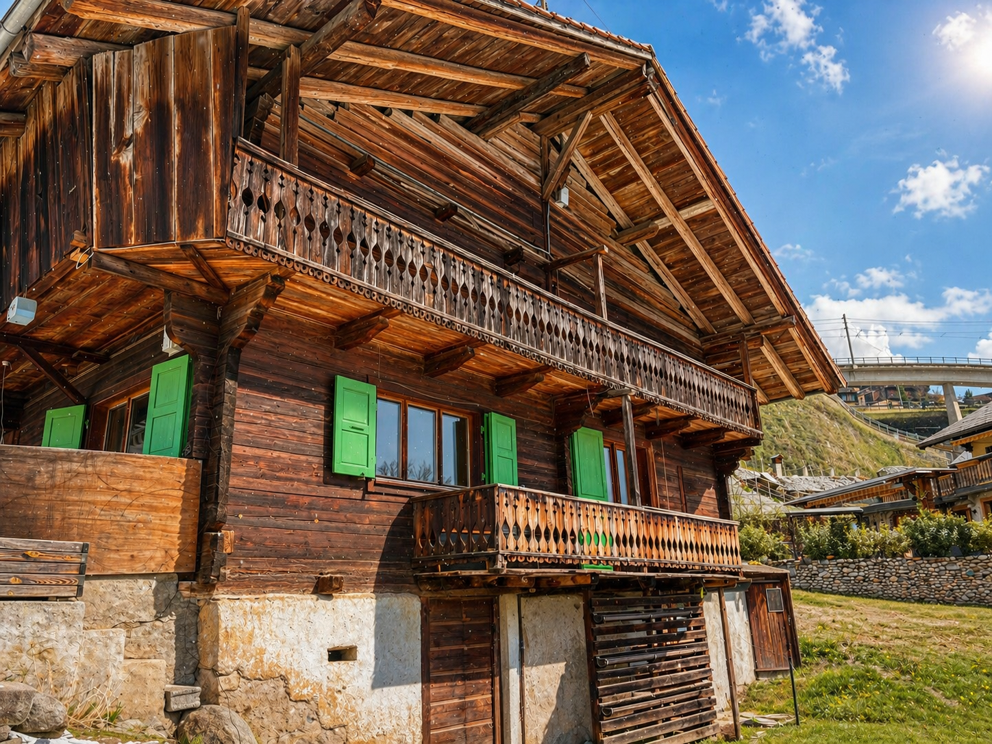À vendre – Chalet à rénover avec fort potentiel de développement à Troistorrents | CHF 390'000.–