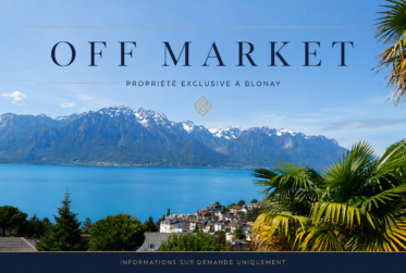 OFF-MARKET – Villa avec vue panoramique sur le lac à vendre à Blonay