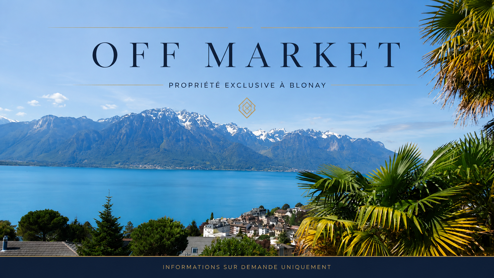 OFF-MARKET – Villa avec vue panoramique sur le lac à vendre à Blonay