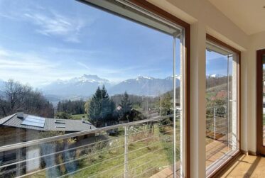 Maison d’architecte d’exception avec vue panoramique sur les Dents du Midi à Corbeyrier