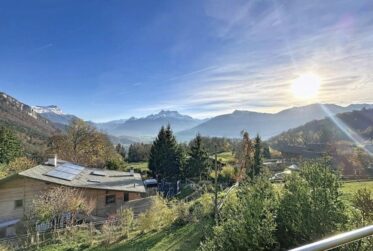 Maison d’architecte d’exception avec vue panoramique sur les Dents du Midi à Corbeyrier