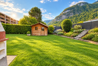 VILLA JUMELÉE AVEC GRAND JARDIN À VENDRE À VOUVRY