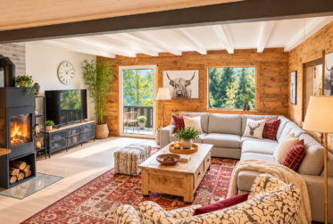MAGNIFIQUE CHALET INDIVIDUEL « LES MARMOTTES » À VENDRE À GRYON
